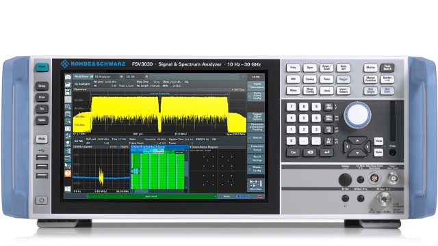 R&amp;S®FSV3000 signal and spectrum analyzer 