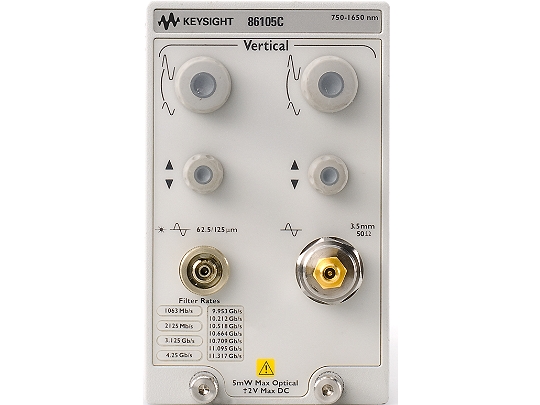 是德科技 Keysight 86105C 9 GHz 光 / 20 GHz 电采样模块 