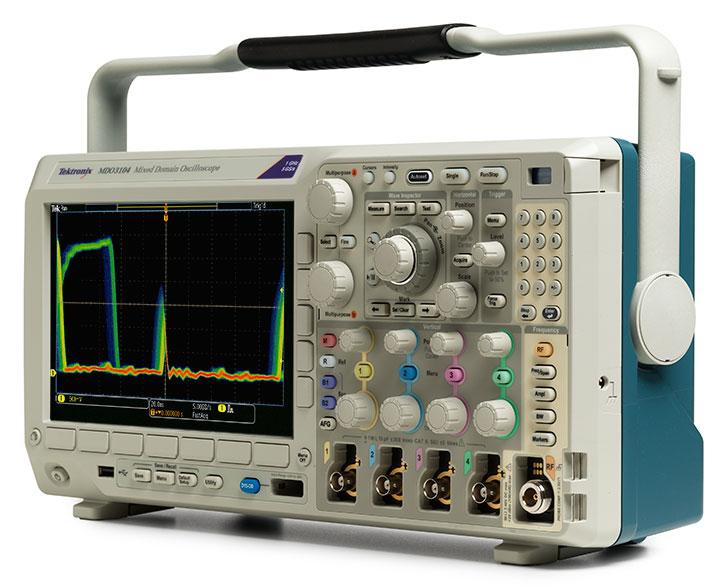 泰克 MDO3000 混合域示波器 六合一集成时频域同步 EMI 排查波形分析仪